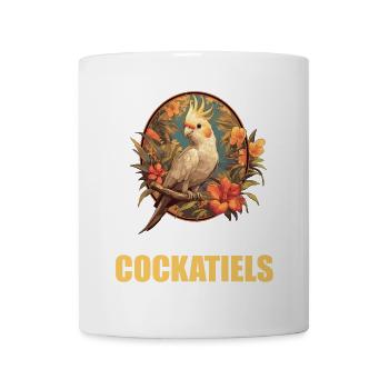 Cockatiel Nymphensittiche Nymphensittich - Tasse - Weiß - Vorne
