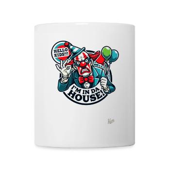 Der fiese und miese Clown ist im Haus - Tasse - Weiß - Vorne