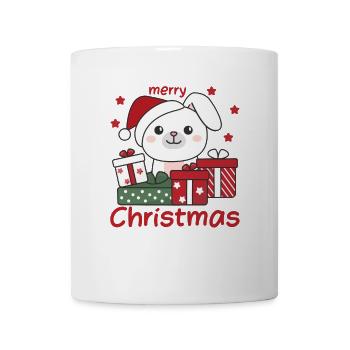 Lapin Cadeau de Noël Animaux d’hiver Lapin - Mug blanc - blanc - Devant