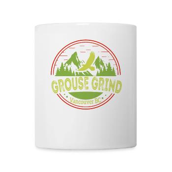 Grouse Grind Vancouver BC Canada Hiking Trail Moun - Mug - white - Front