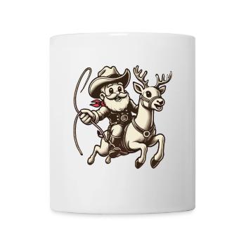 Cowboy Santa Claus Adventure - Mug - white - Front