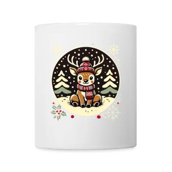 Adorable Vintage Design Christmas - Mug - white - Front