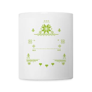Weihnachten Christmas - Tasse - Weiß - Vorne