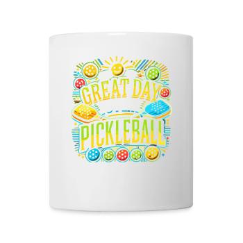 Es ist ein großartiger Tag zum Pickleball spielen - Tasse - Weiß - Vorne