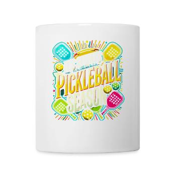Es ist immer Pickleball-Saison - Tasse - Weiß - Vorne