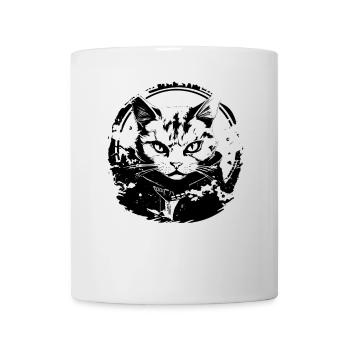 Look manga chat - Mug blanc - blanc - Devant