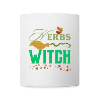 Herbs Witch Wild Witchy & Herbal Design - Tasse - Weiß - Vorne