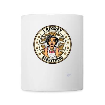 Genervte Hausfrau - Ich bereue alles - Tasse - Weiß - Vorne