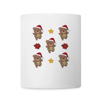 Ours Noël Hiver Animaux Ours - Mug blanc - blanc - Devant