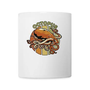 Retro Cephalopoda Octopodes Octopoda Lover Octopus - Mug - white - Front