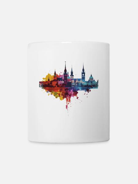 Krakau - Tasse - Weiß