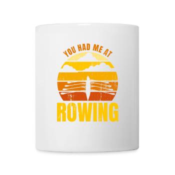 Vous m’avez eu à l’aviron - Mug blanc - blanc - Devant
