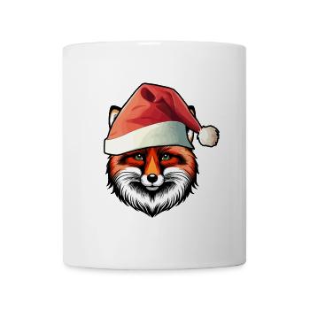 Santa Weihnachtsmann Nikolaus Füchse Märchen - Tasse - Weiß - Vorne