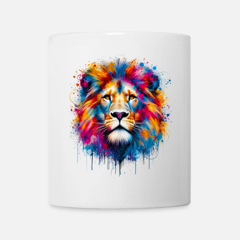 Lion - Mug blanc - blanc
