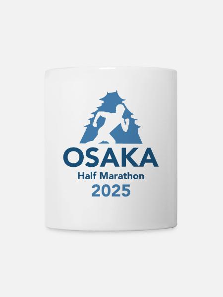 Osaka - Halbmarathon - 2025 - Tasse - Weiß