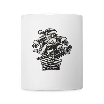 Christmas Skater Santa Streetwear Style - Mug - white - Front