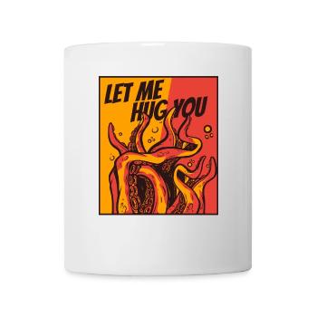 Laisse-moi te serrer dans mes bras céphalopode octopodes octopoda - Mug blanc - blanc - Devant