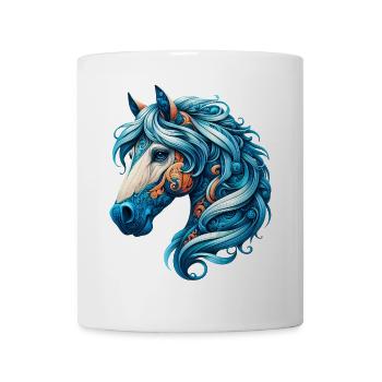 Cheval - Mug blanc - blanc - Devant