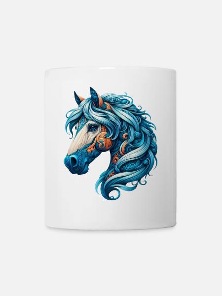Pferd - Tasse - Weiß