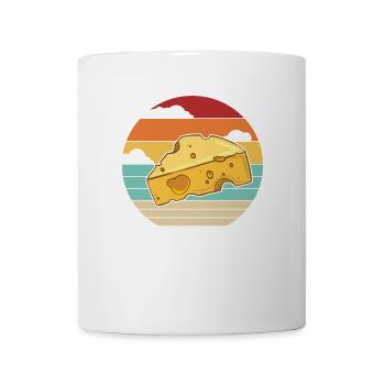 Retro Maker Queso Cheesemonger Lover Gouda Cheese - Mug - white - Front