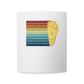 Fromager rétro Queso Lover Fromage Gouda - Mug blanc - blanc - Devant