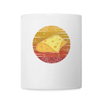 Fromager rétro Queso Lover Fromage Gouda - Mug blanc - blanc - Devant