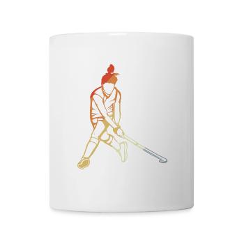 Hockey Junge - Tasse - Weiß - Vorne