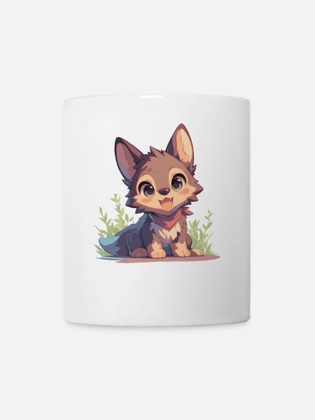 Kojoten Kojote - Tasse - Weiß