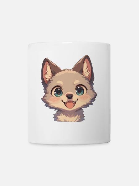 Kojoten Kojote - Tasse - Weiß
