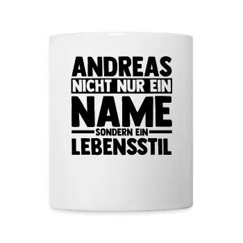 First name Andreas - Mug - white - Front