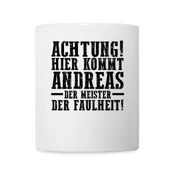 First name Andreas - Mug - white - Front
