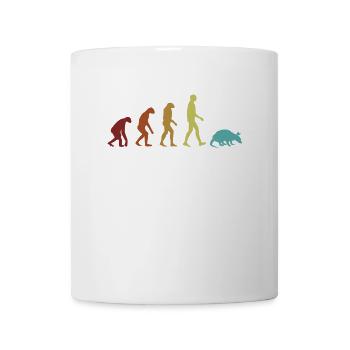 Armadillo Evolution Pink Fairy Cingulata Lover - Mug - white - Front