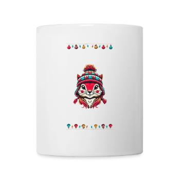 Merry Christmas Time with Cute Squirrel - Mug - white - Front
