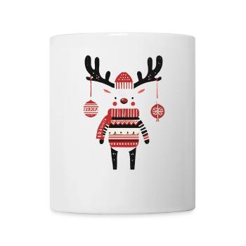 Christmas Reindeer Cottagecore Nostalgia - Mug - white - Front