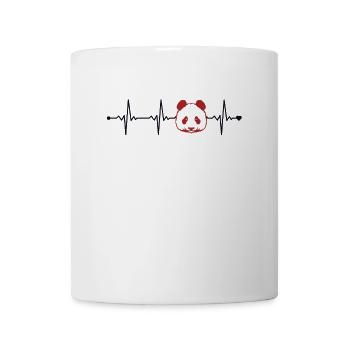 Panda Heartbeat Panda Ours Ami Panda Géant - Mug blanc - blanc - Devant