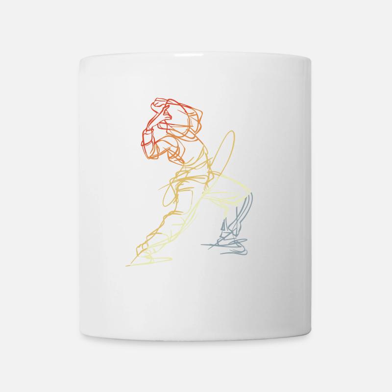 Breakdancer Skizze - Tasse - Weiß