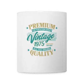 Geburtstag Vintage 1975 Limitierte Auflage - Tasse - Weiß - Vorne