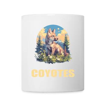 Kojoten Kojote - Tasse - Weiß - Vorne