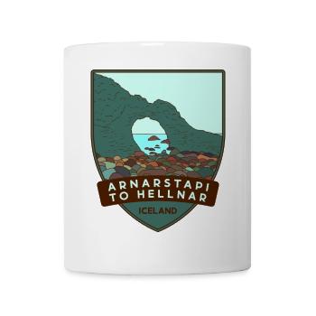 De Arnarstapi à Hellnar – Islande - Mug blanc - blanc - Devant