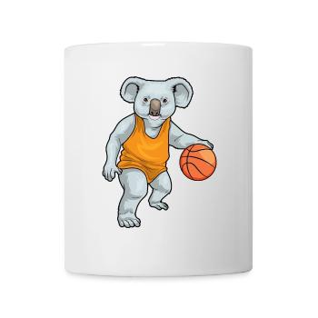 Koala Basketball Player Basketball - Mug - white - Front