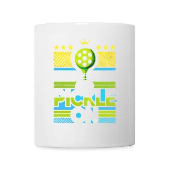 Ruhig bleiben und weitergurken - Tasse - Weiß - Vorne