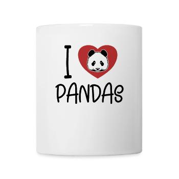 I love Pandas Panda Bear Ailuropoda Melanoleuca - Mug - white - Front
