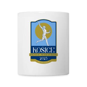 Marathon de la Paix de Košice – 2025 – Slovaquie - Mug blanc - blanc - Devant