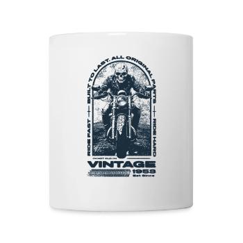 Vintage Motorrad Biker Motorrad Geburtstag 1953 - Tasse - Weiß - Vorne