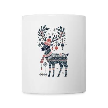 Christmas reindeer magic in the - Mug - white - Front