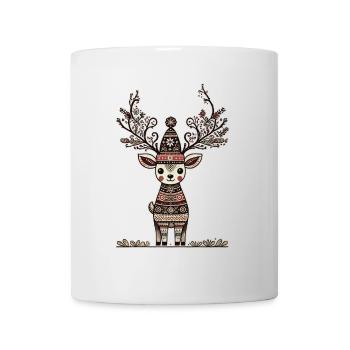 La magie des rennes de Noël pour les fêtes - Mug blanc - blanc - Devant