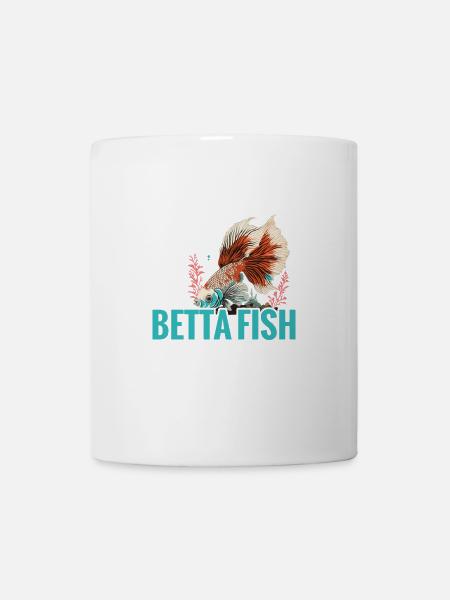Ich Arbeite Hart, Damit Mein Betta-fisch Ein - Tasse - Weiß