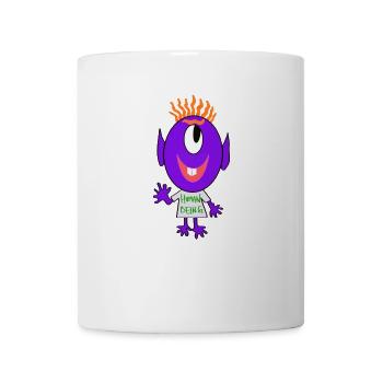 Kleiner Alien - Tasse - Weiß - Vorne