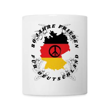 80 ans de paix pour l’Allemagne - Mug blanc - blanc - Devant