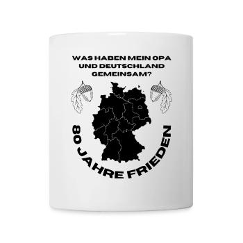 Paix en Allemagne - Mug blanc - blanc - Devant